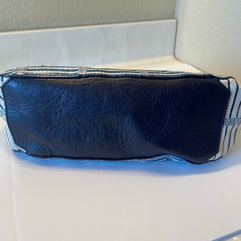 Tory Burch Marion Embossed Python Leather Bag - image 5